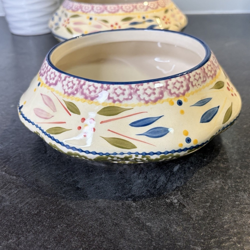 Temp-tations Old World Stackable‎ Bee Hive Casserole Purple Blue Cottagecore - Picture 7 of 12